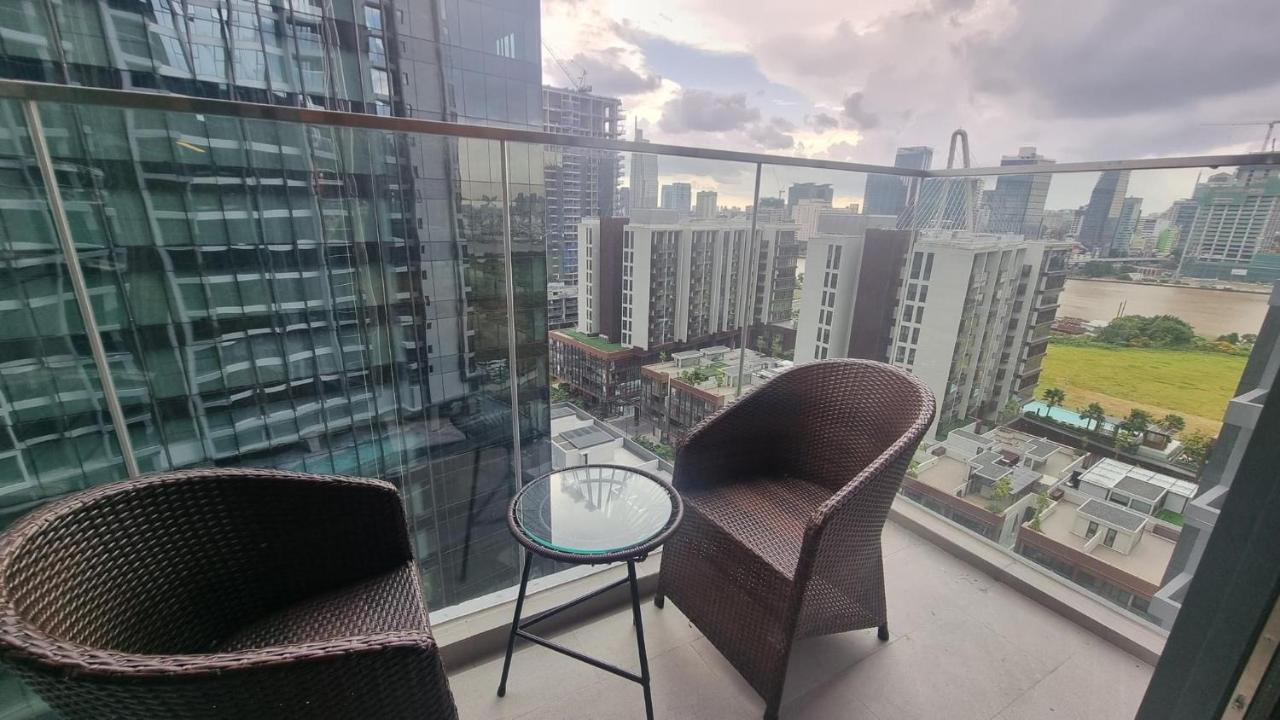 The Crest-Central Saigon Riverside -Free Pool-Gym-Sauna Room-Yoga Room Ho Chi Minh-staden Exteriör bild
