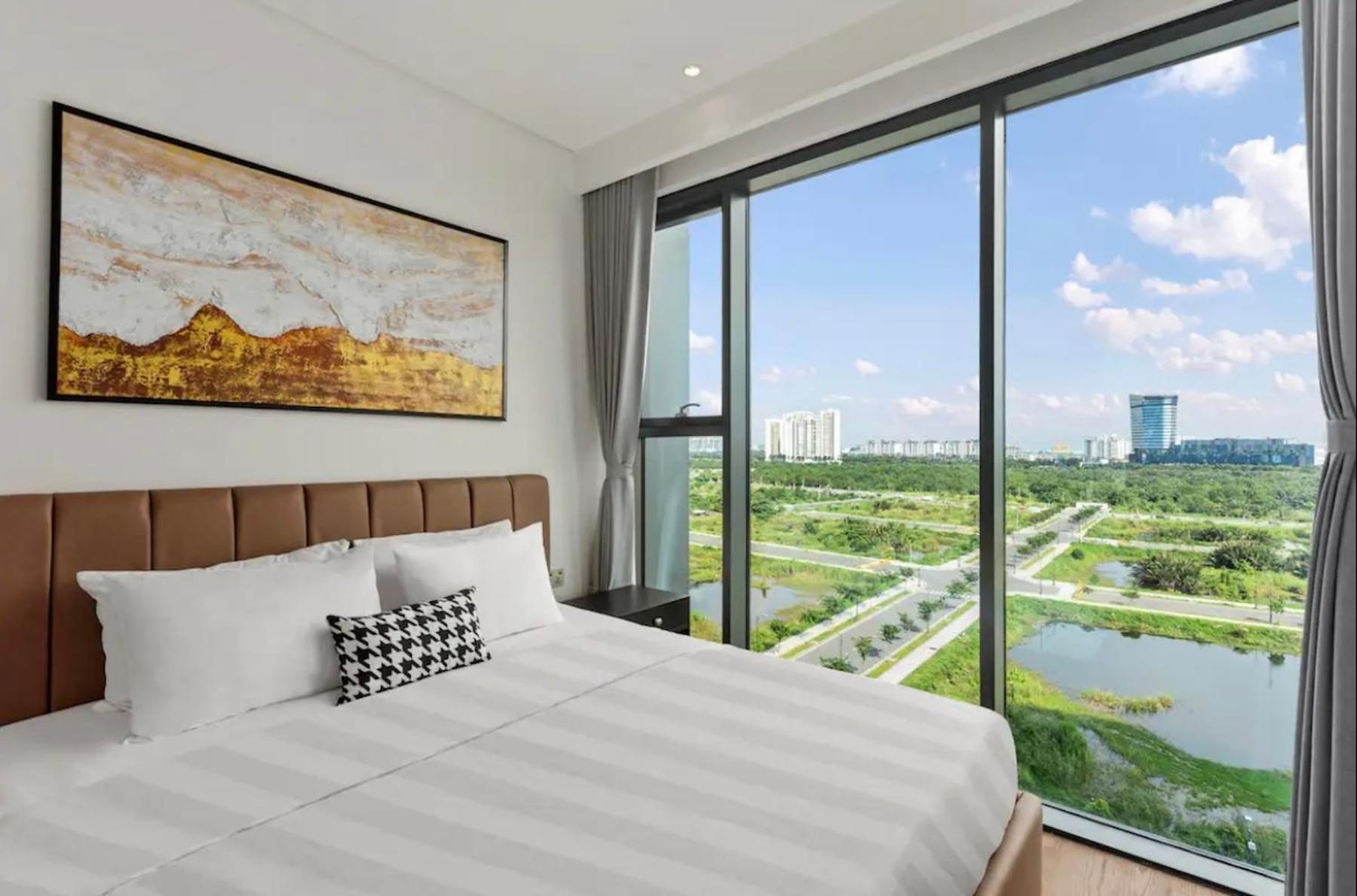 The Crest-Central Saigon Riverside -Free Pool-Gym-Sauna Room-Yoga Room Ho Chi Minh-staden Exteriör bild
