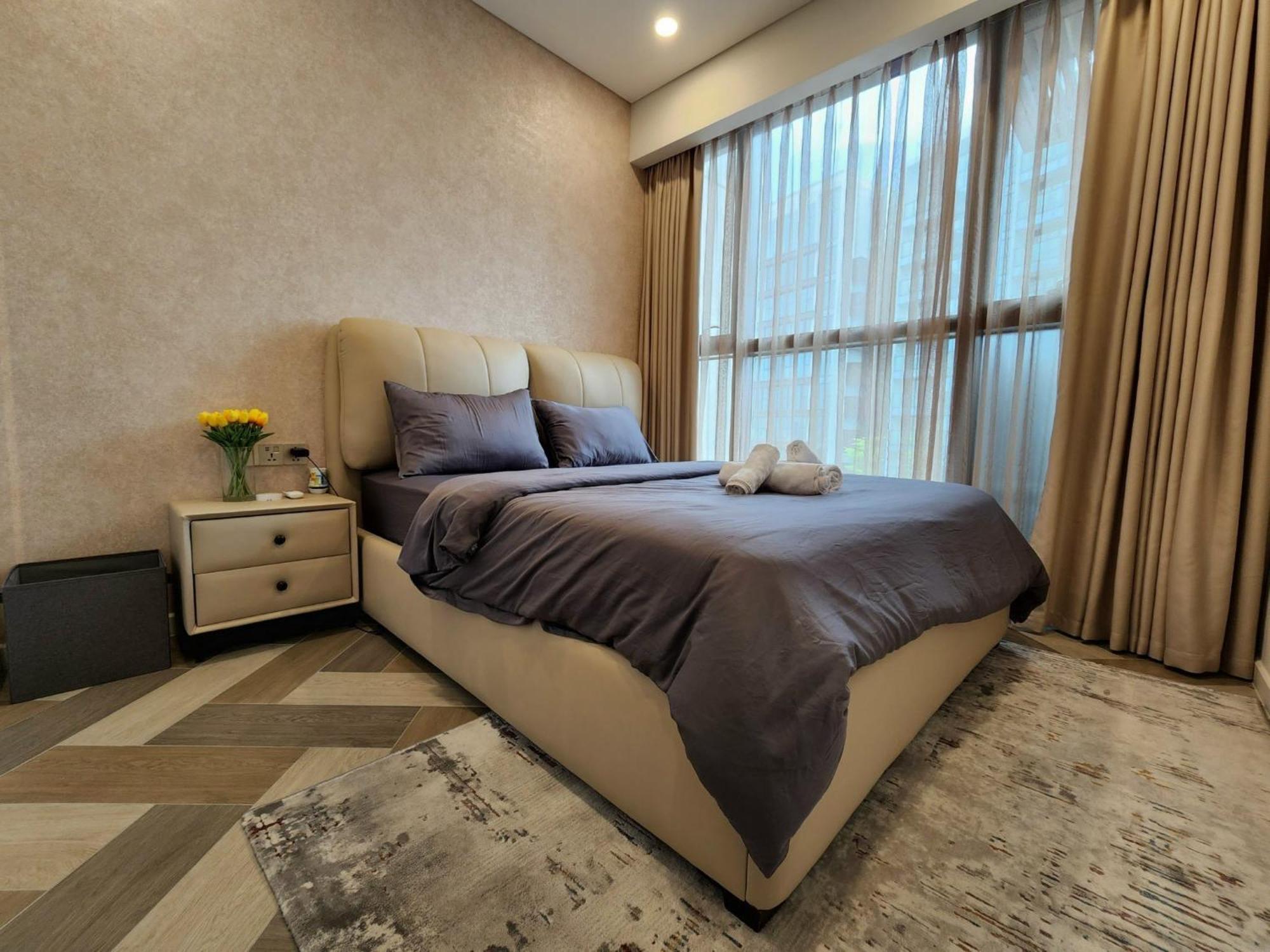 The Crest-Central Saigon Riverside -Free Pool-Gym-Sauna Room-Yoga Room Ho Chi Minh-staden Exteriör bild